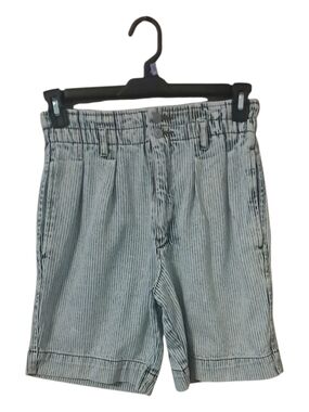 Jordache Light Blue Pinstripe High-Waist Shorts